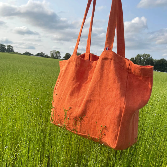 Cabas Noé - Orange Lin de France
