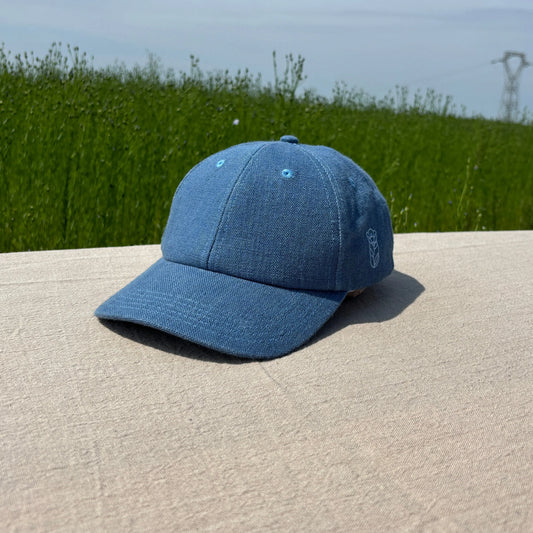 Casquette Solène - Bleu Lin de France