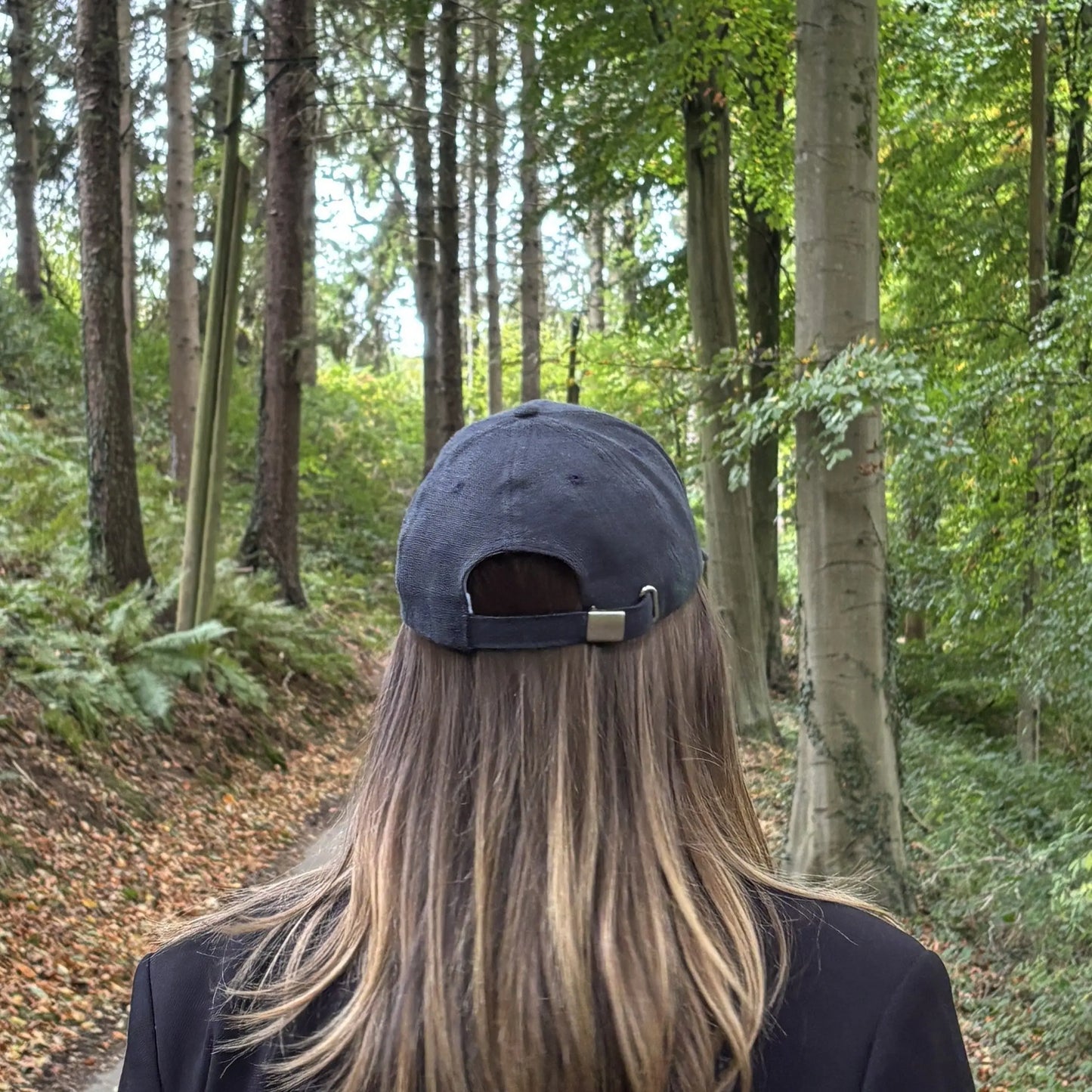 Casquette Solène - Bleu Marine Lin de France