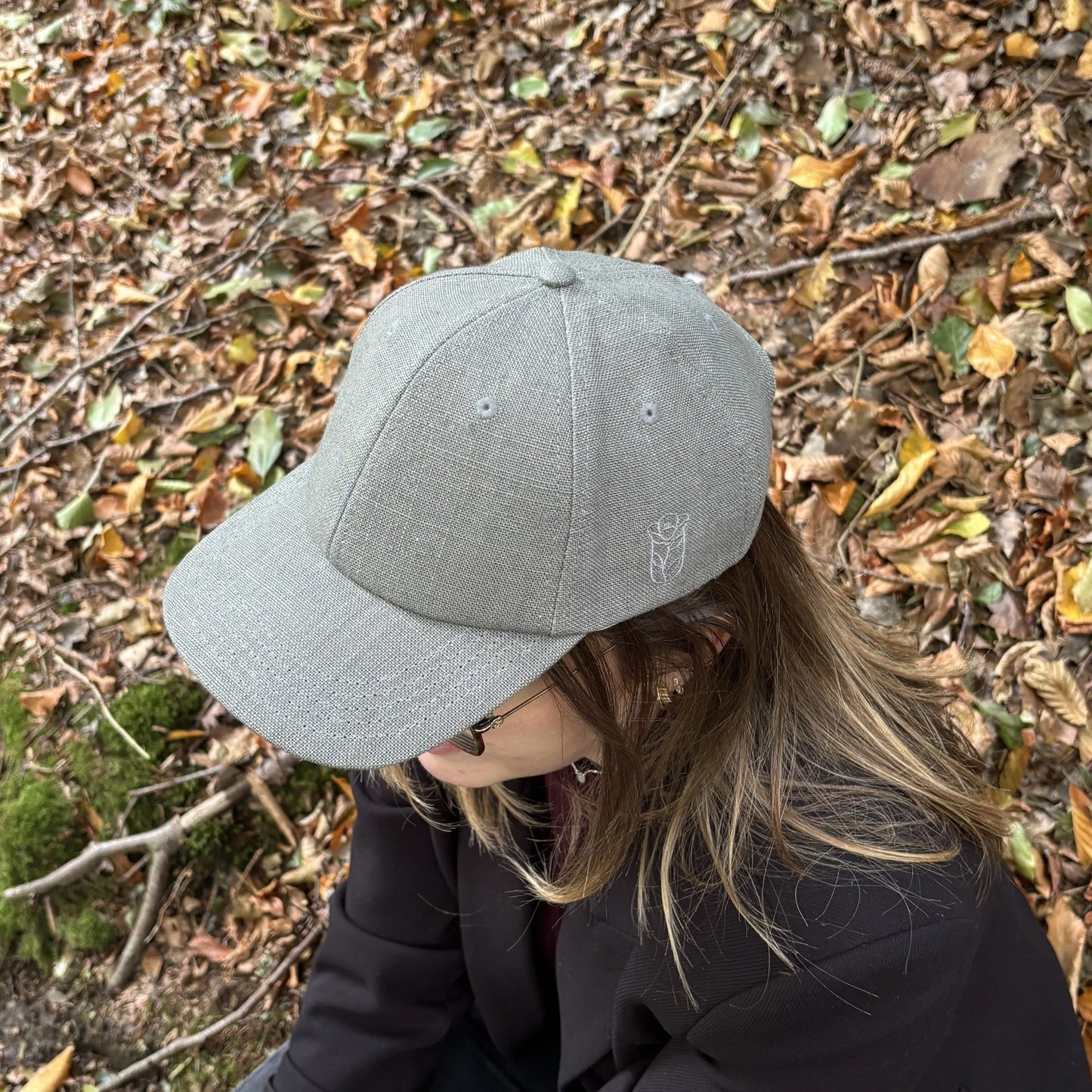 Casquette Solène - Gris Foncé Lin de France