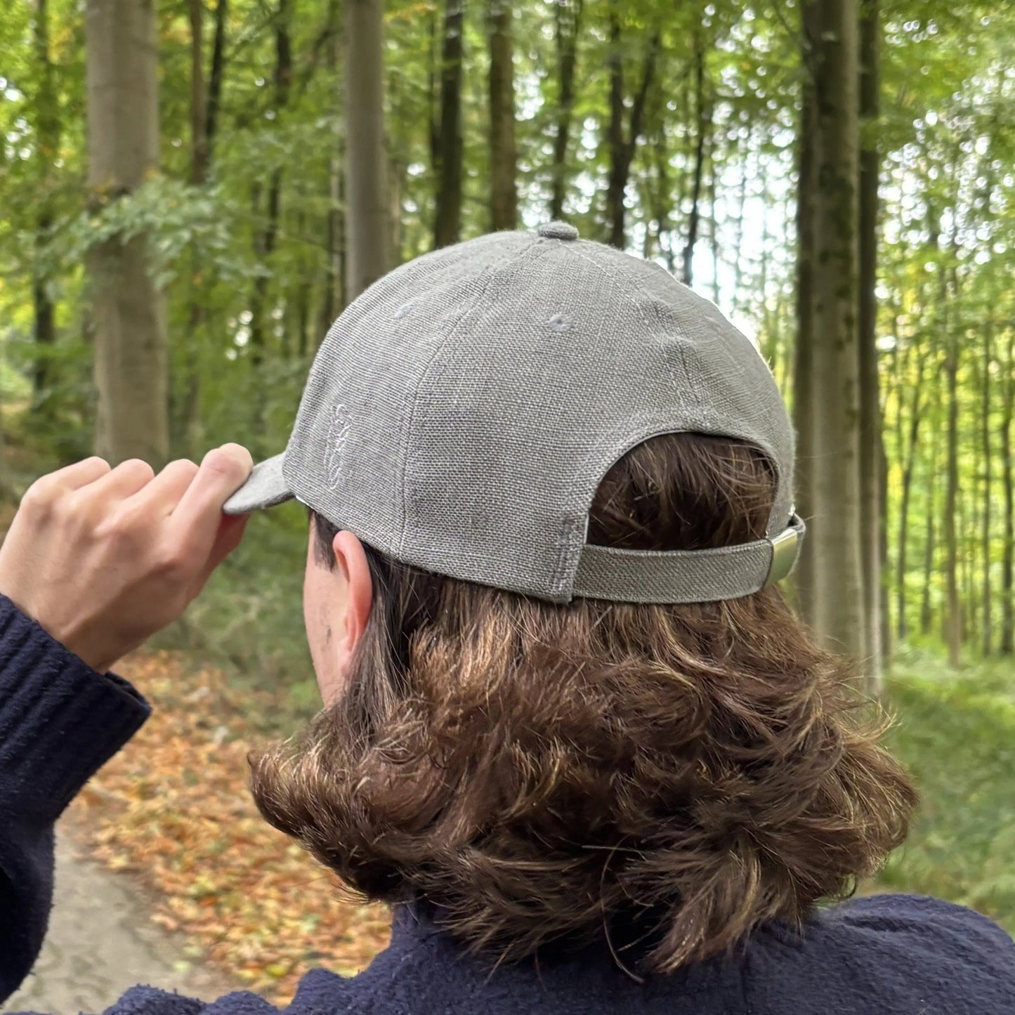 Casquette Solène - Gris Foncé Lin de France