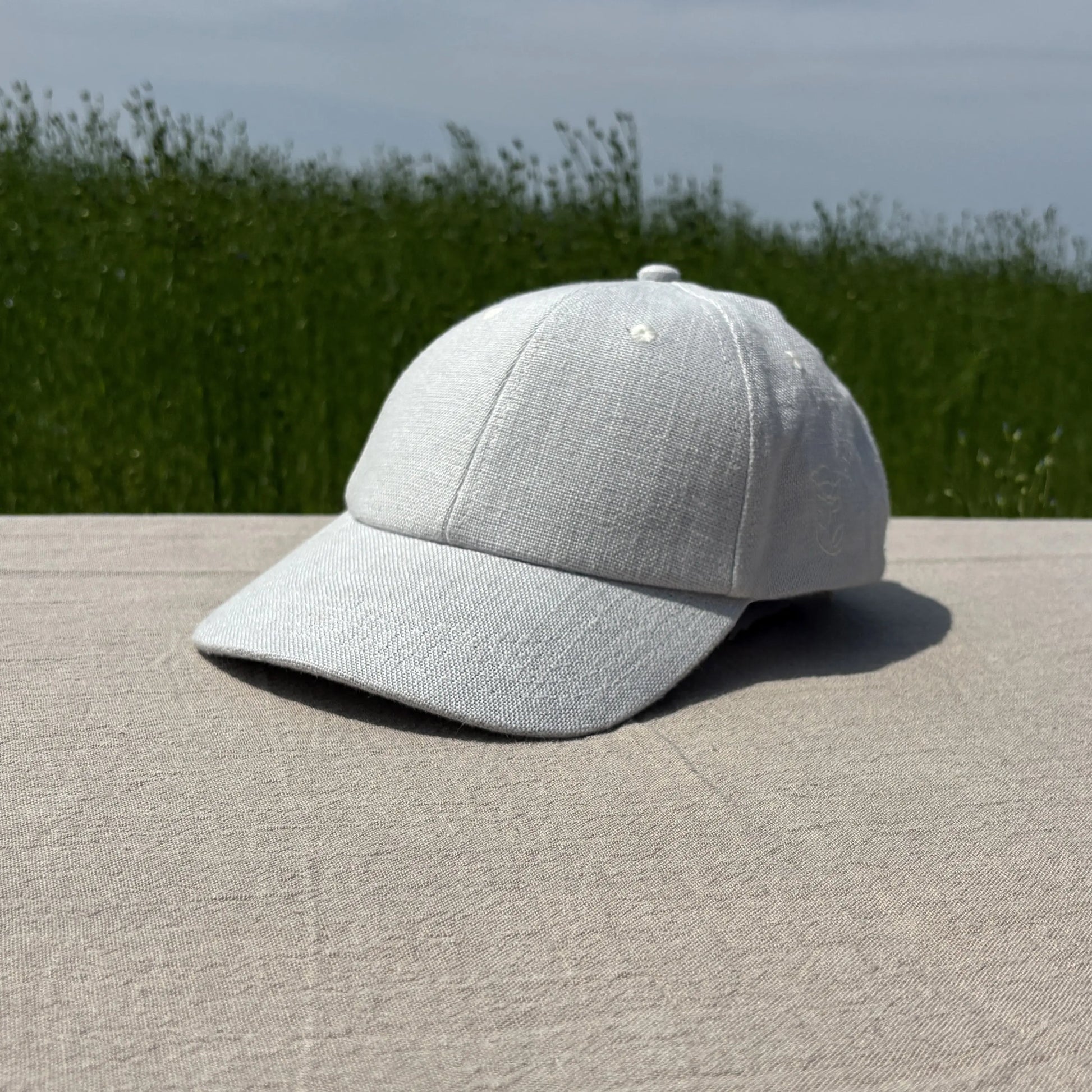 Casquette Solène - Gris Perle Lin de France