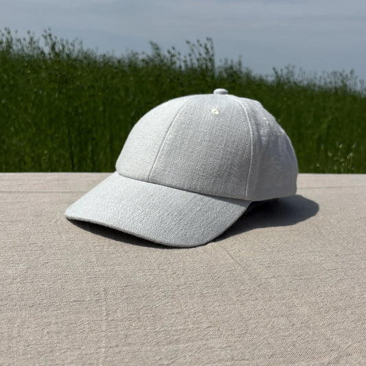 Casquette Solène - Gris Perle Lin de France