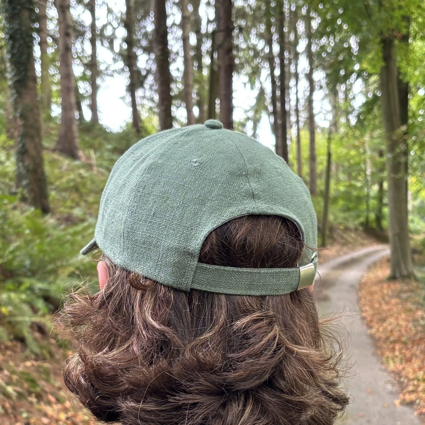 Casquette Solène - Vert Foncé Lin de France