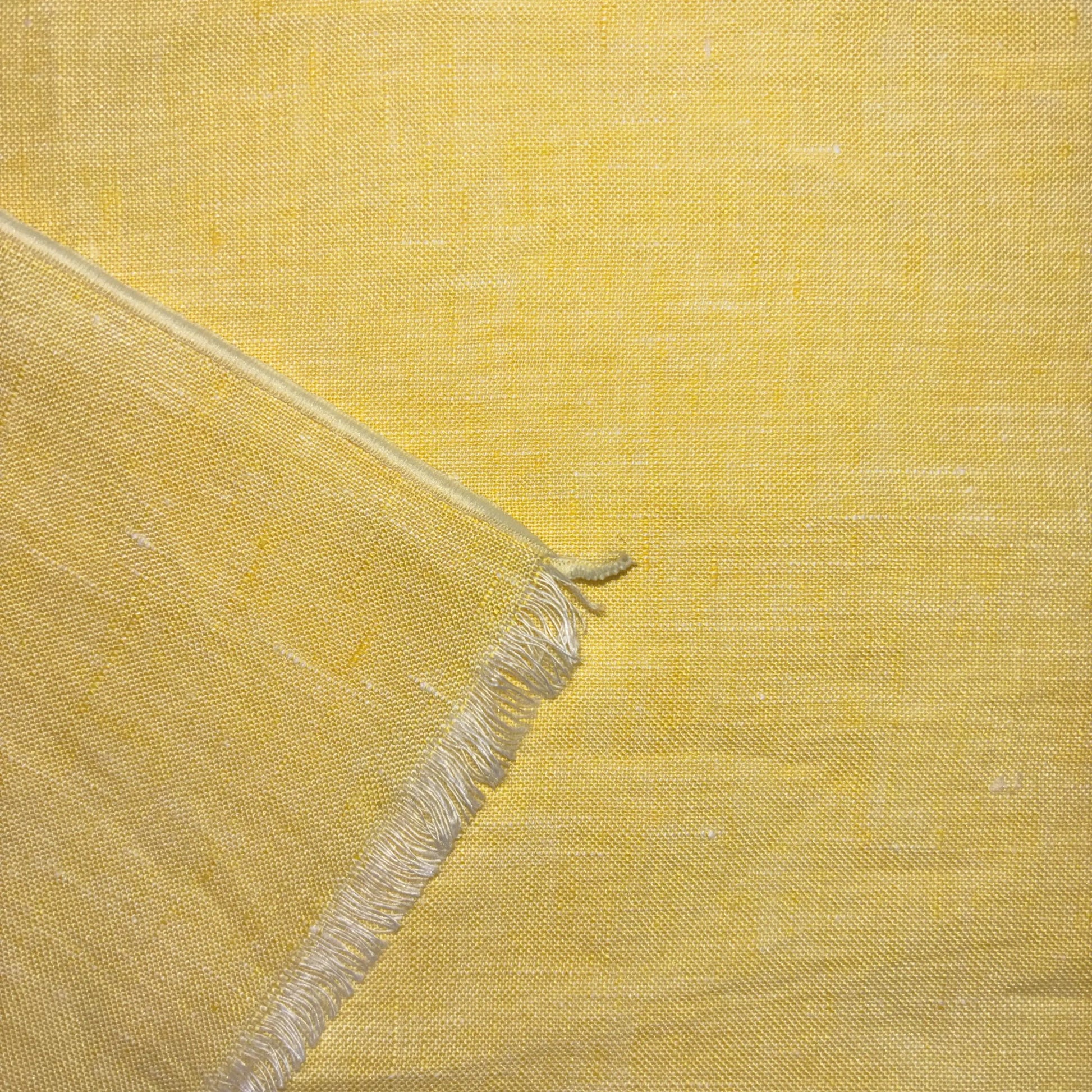 Chèche Jaune Lin de France