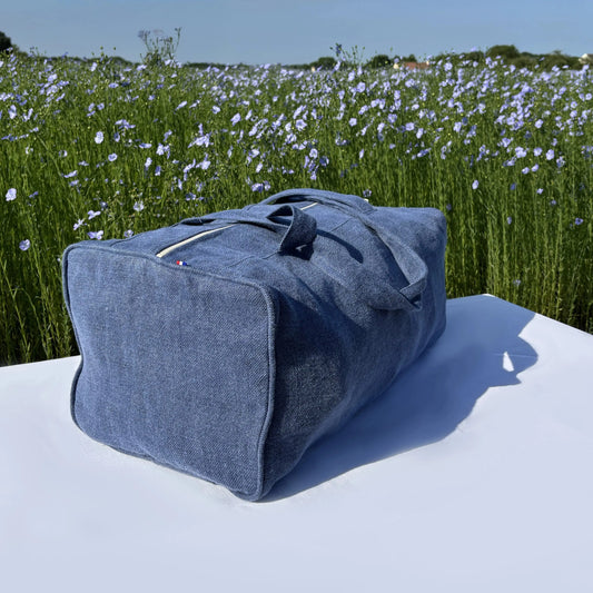 Sac de voyage Ethan - Bleu Marine Lin de France