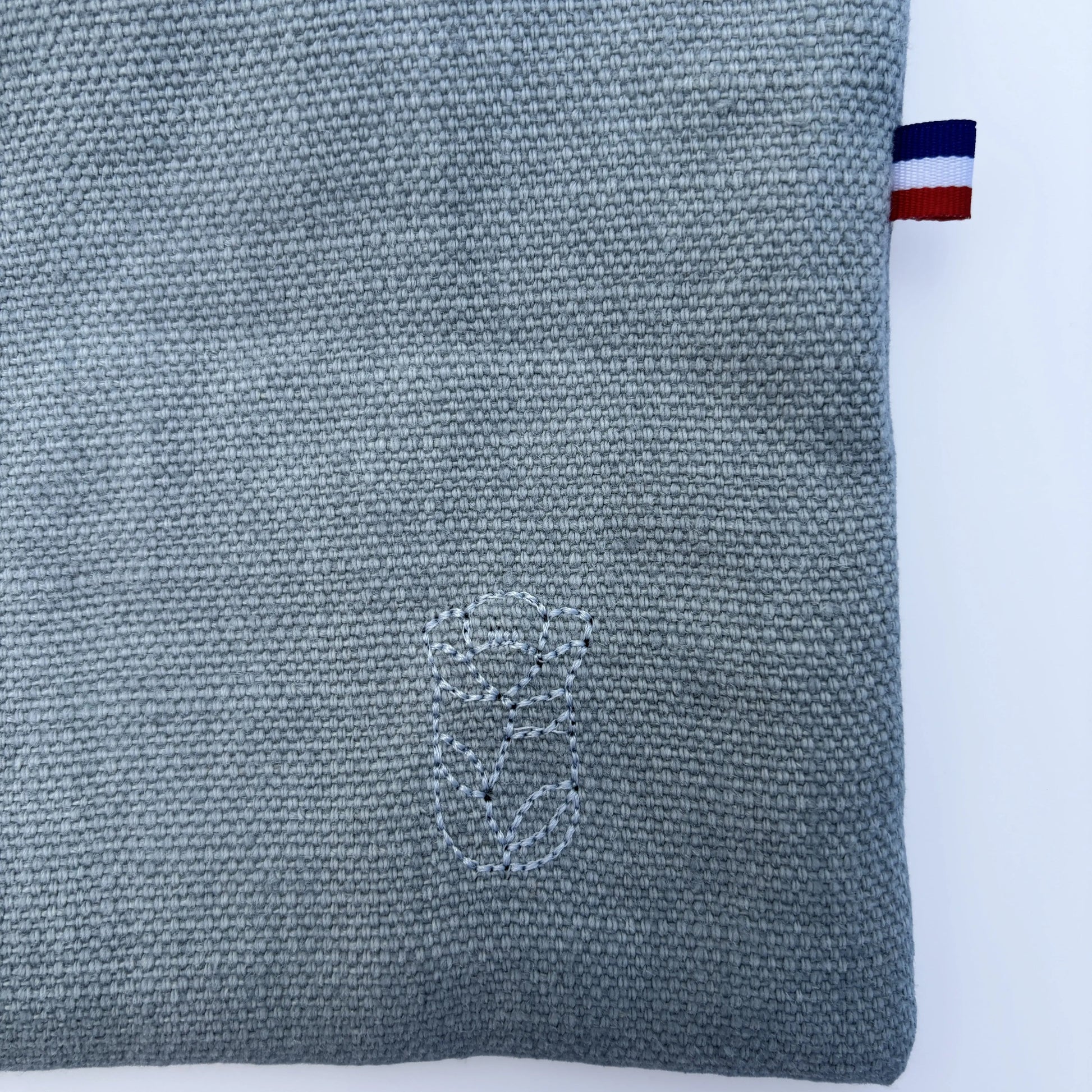 Pochette Victoire - Bleu ciel Lin de France