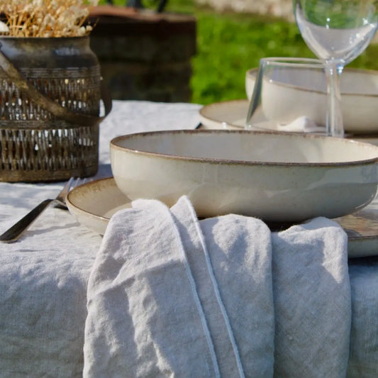 Serviettes de table Margaux – Naturel