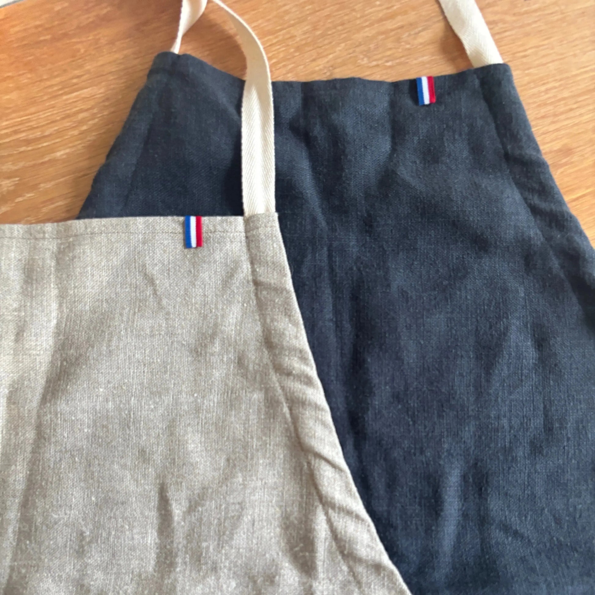 Tablier de cuisine Florentin - Naturel Lin de France
