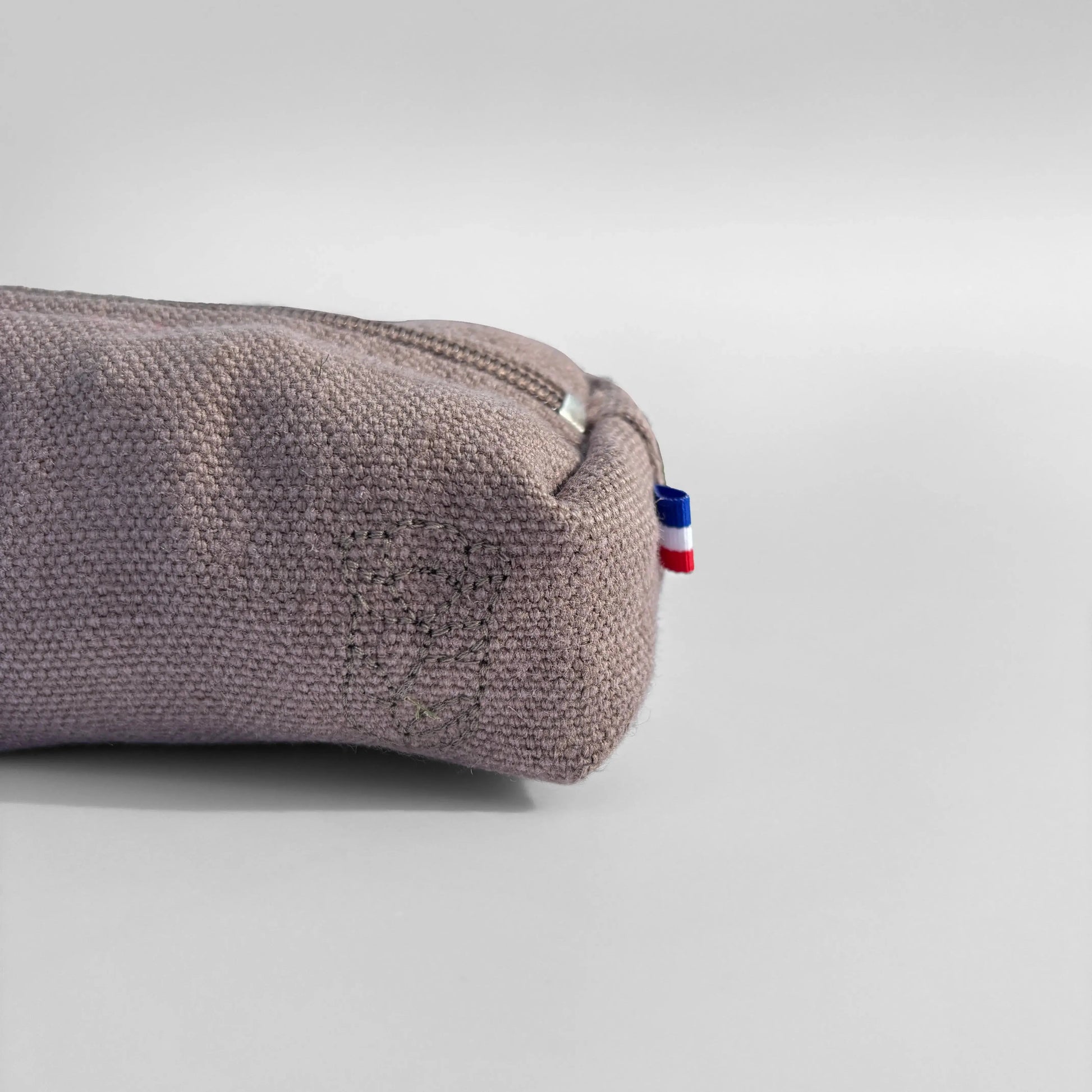 Trousse à stylo Émeline - Vieux Rose Lin de France