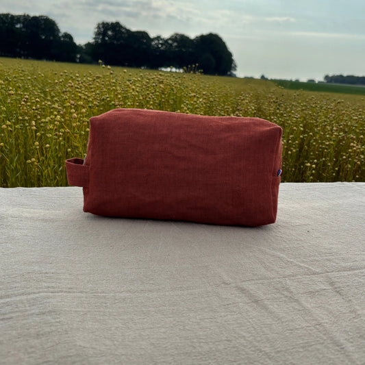 Trousse de toilette Aglaé - Cayenne Lin de France
