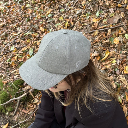 Casquette Solène - Gris Foncé Lin de France