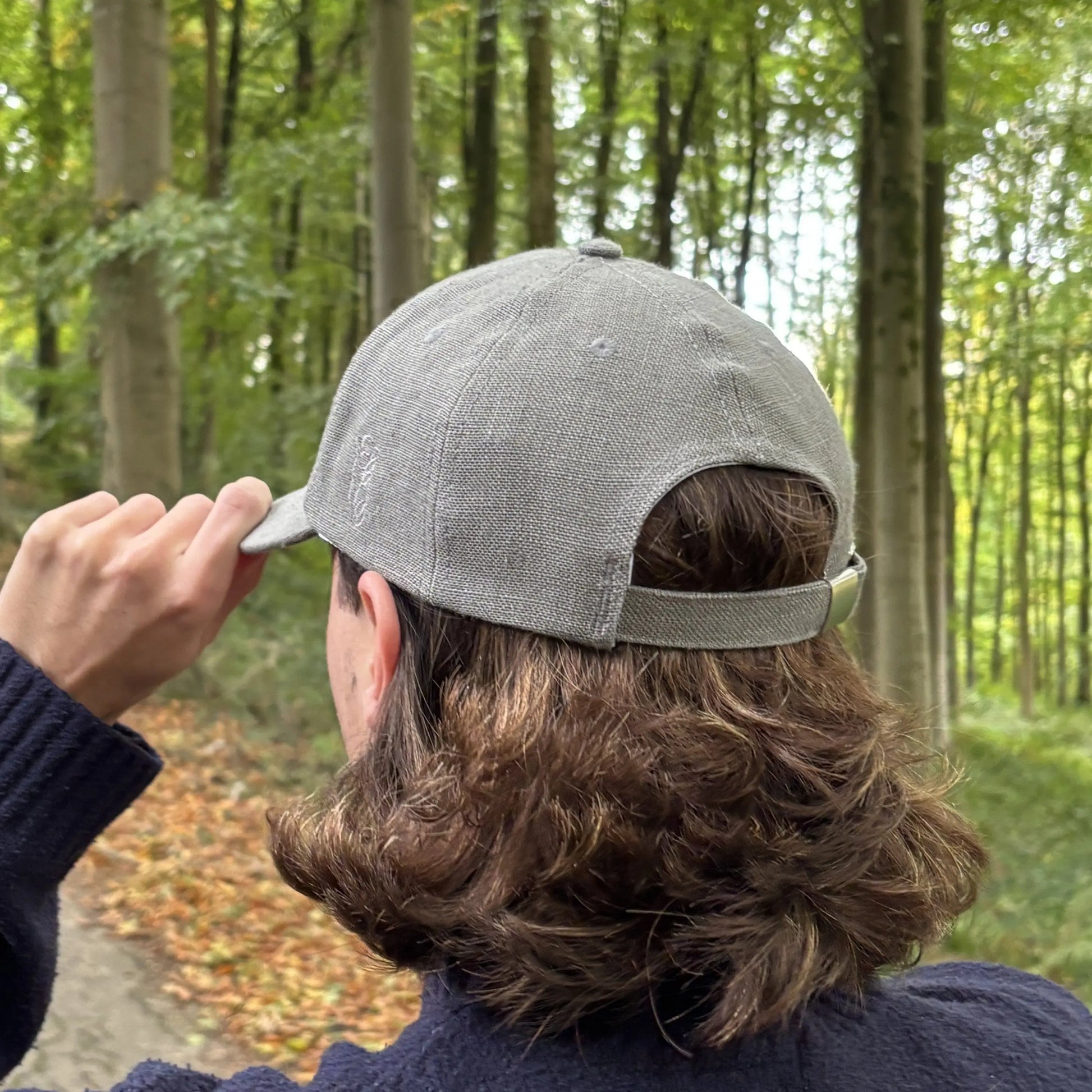 Casquette Solène - Gris Foncé Lin de France