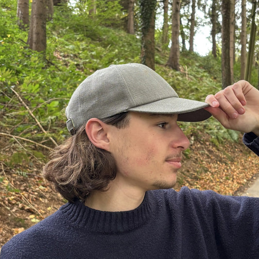 Casquette Solène - Gris Foncé Lin de France