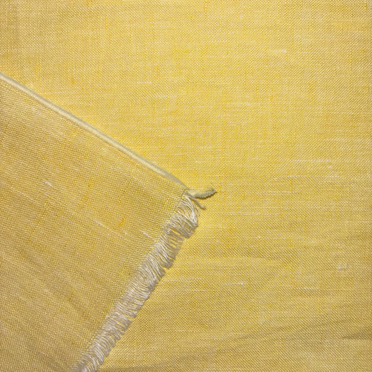 Chèche Jaune Lin de France