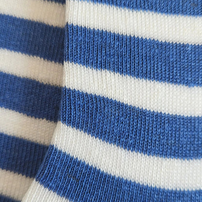 Chaussettes Homme - Rayures Bleu & Blanc