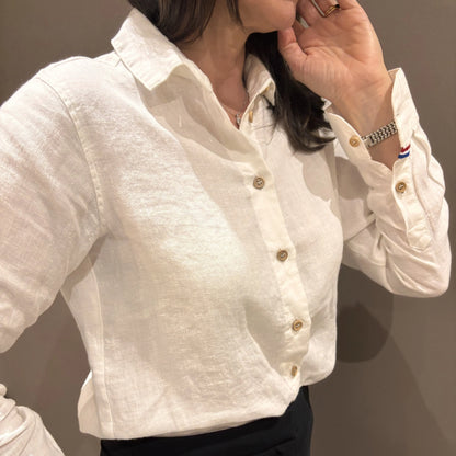 Chemise Femme Constance - Blanc - Lin de France