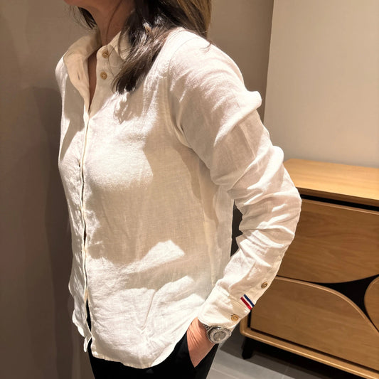 Chemise Femme Constance - Blanc - Lin de France