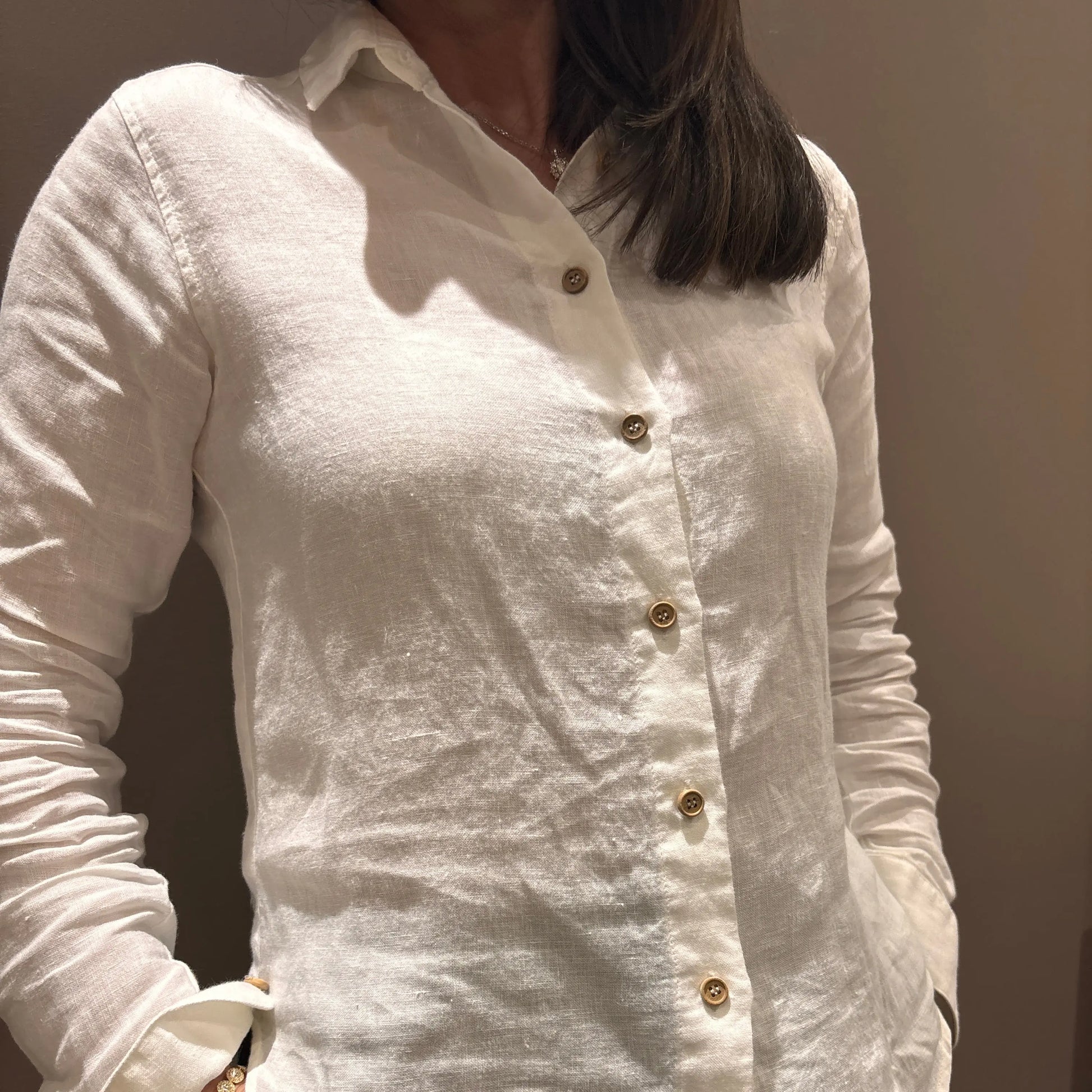 Chemise Femme Constance - Blanc - Lin de France