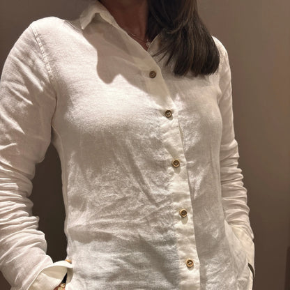 Chemise Femme Constance - Blanc - Lin de France