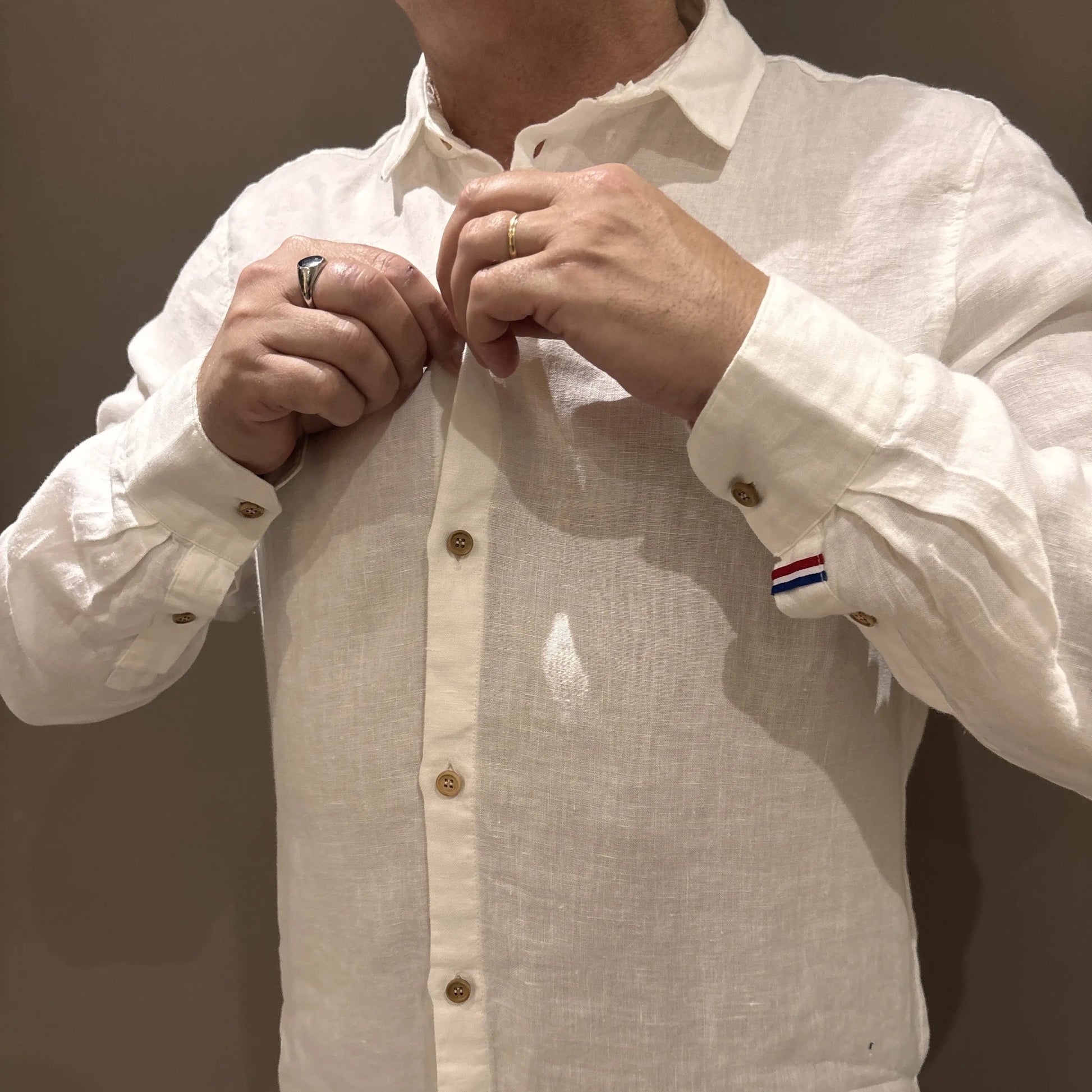 Chemise Homme Constance - Blanc - Lin de France