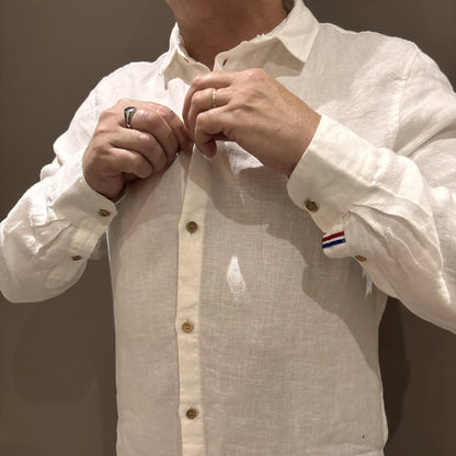 Chemise Homme Constance - Blanc - Lin de France