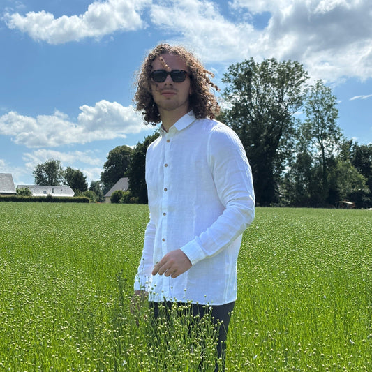 Chemise Homme Constance - Écru-Lin de France