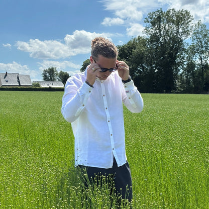 Chemise Homme Constance - Écru-Lin de France