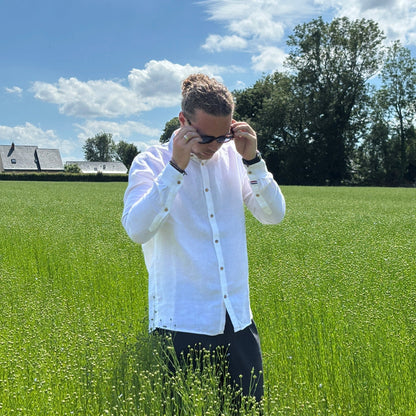 Chemise Homme Constance - Écru-Lin de France