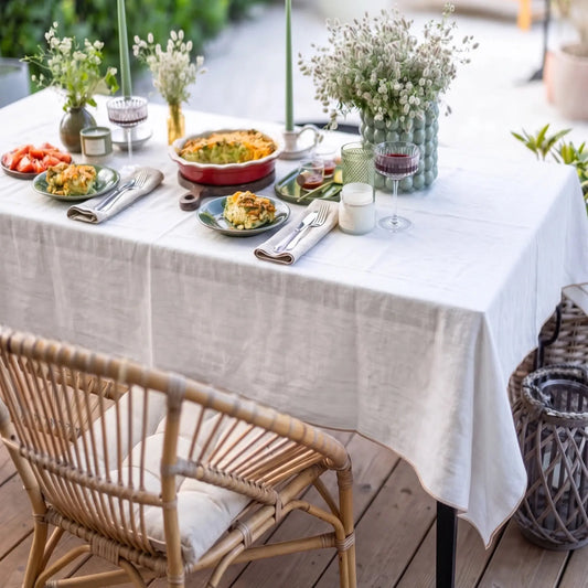 nappe de table - blanc