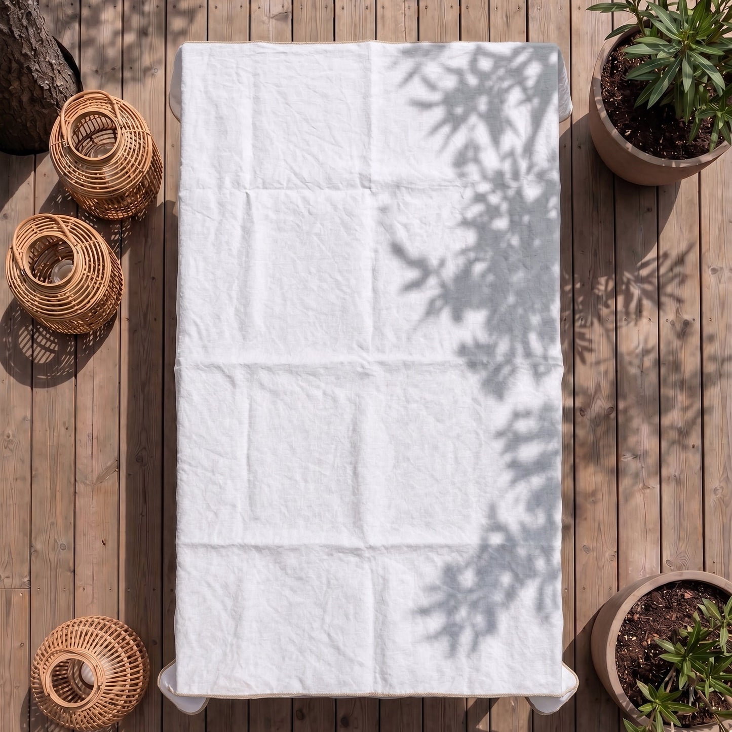 Nappe de table - blanc