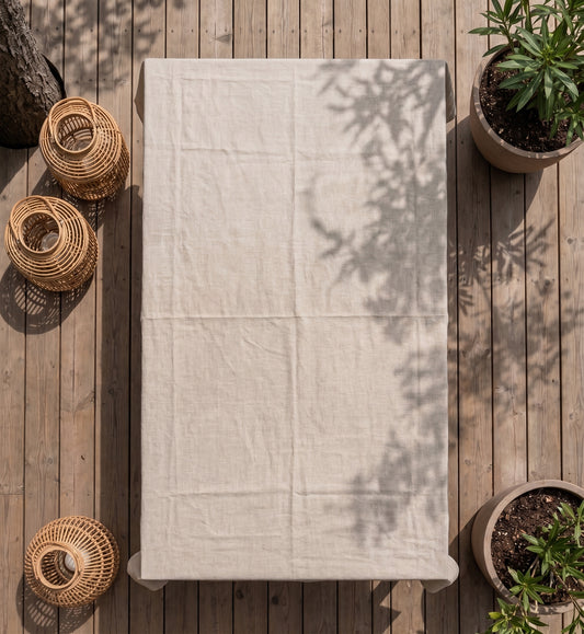 nappe de table- naturel