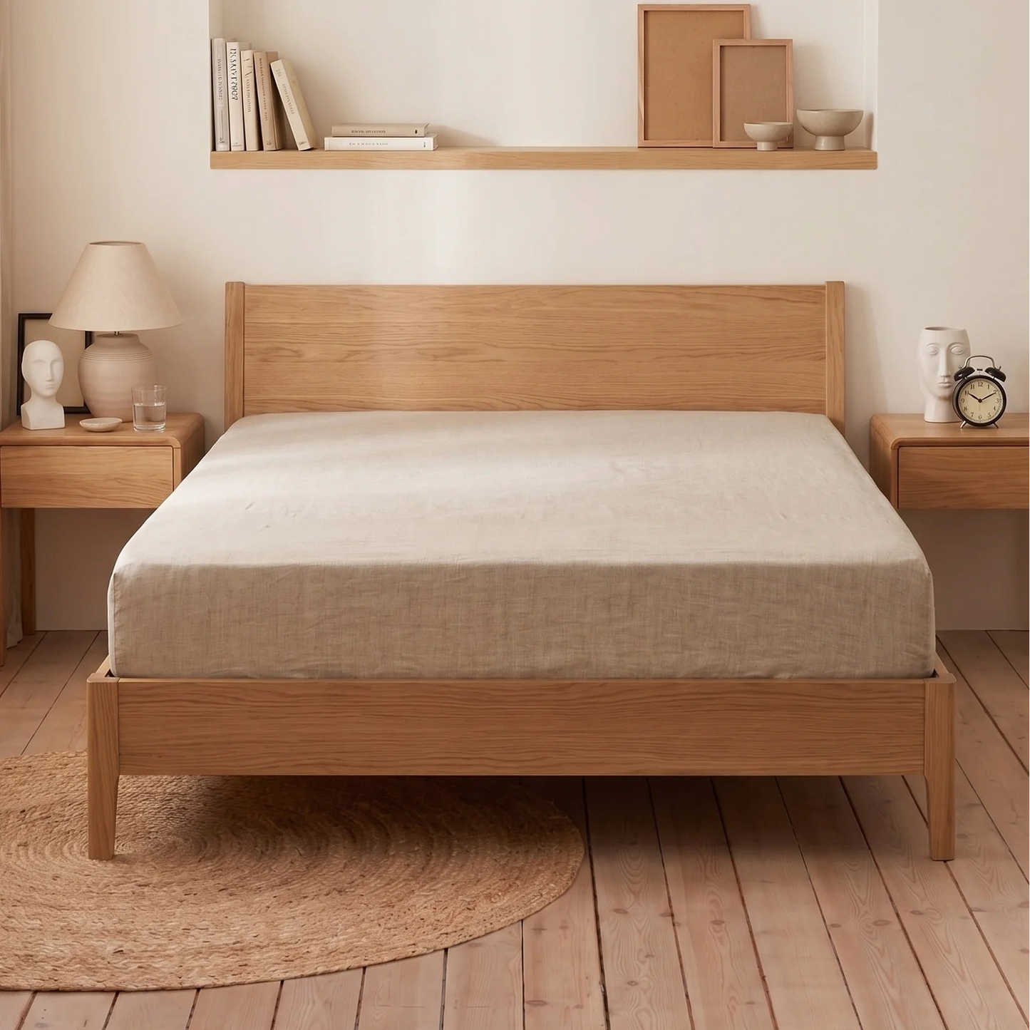 Drap Housse Aurore - Naturel