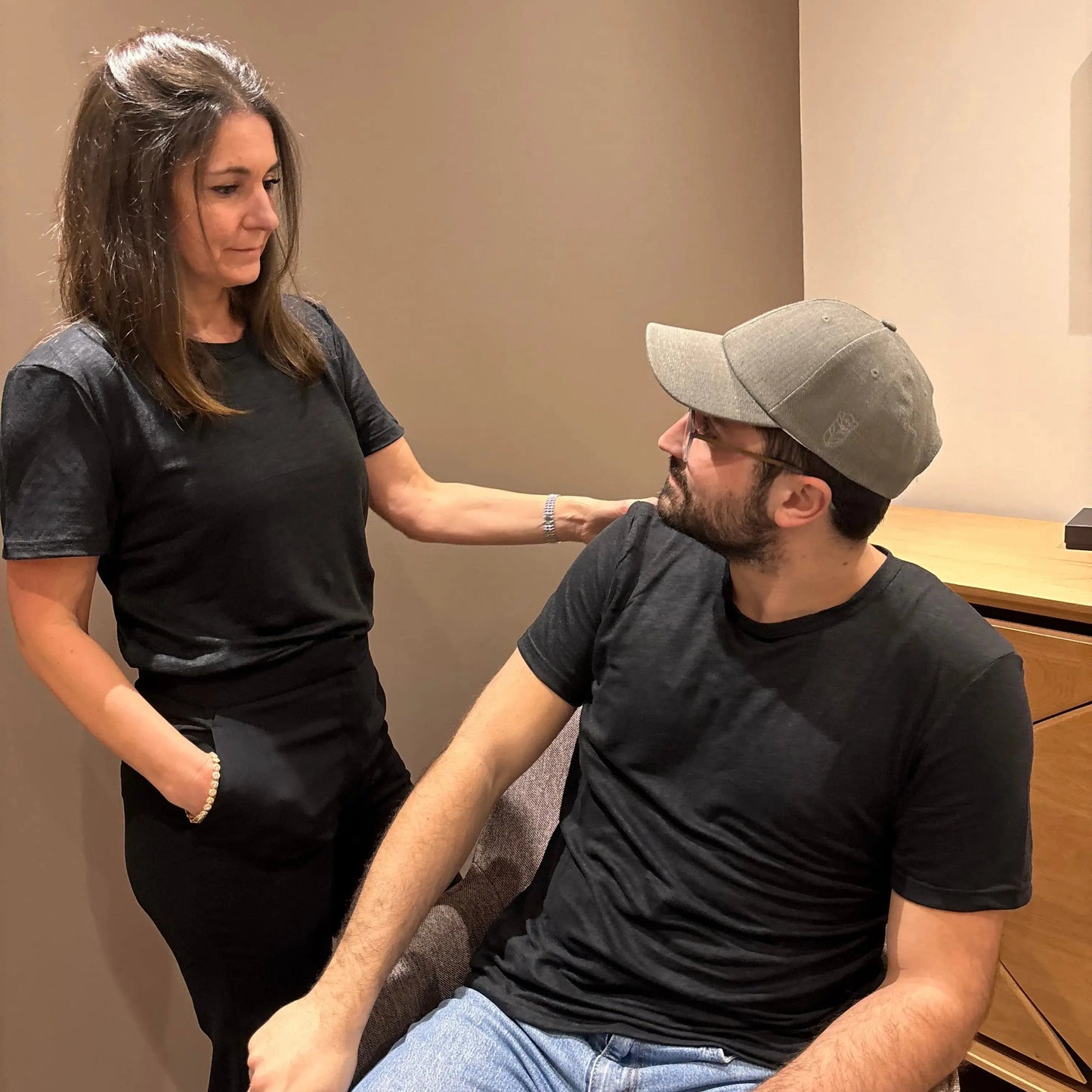 T-shirt Gabriel - Noir - Lin de France