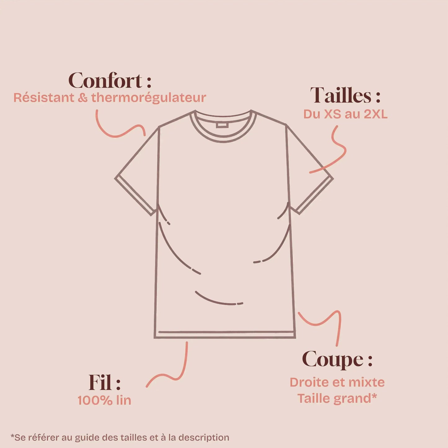 T-shirt Gabriel - Noir - Lin de France