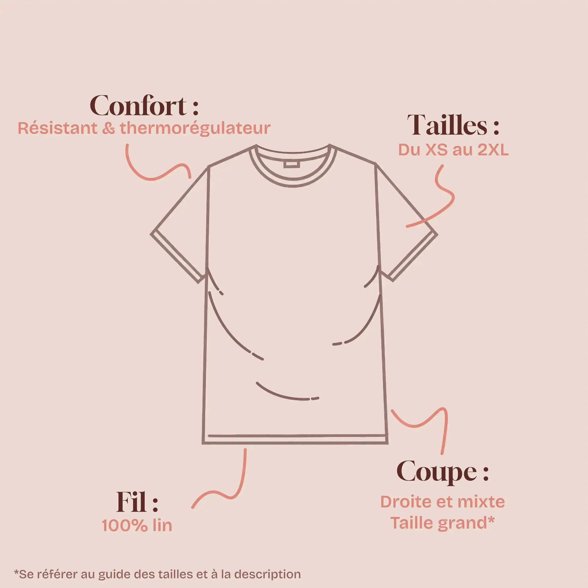 T-shirt Gabriel - Noir - Lin de France