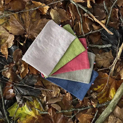Pochette Victoire - Vert - Lin de France