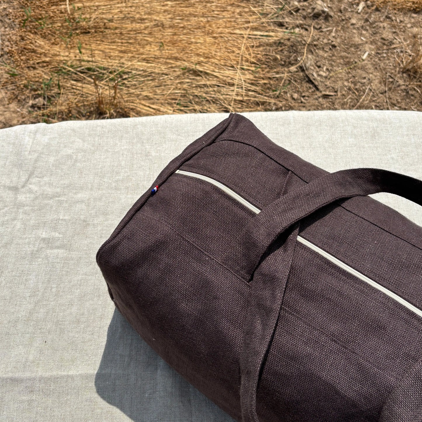 Sac de voyage Ethan - Marron-Lin de France