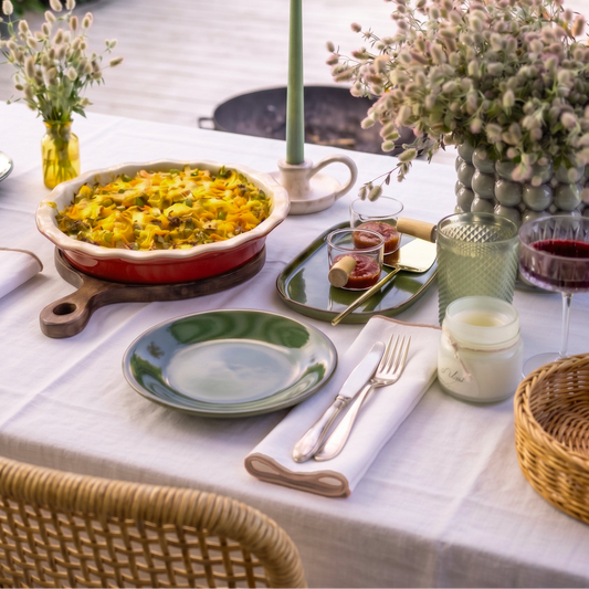 serviette de table - blanc