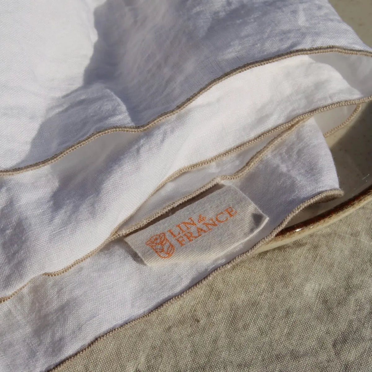 Serviettes de table Margaux – Blanc