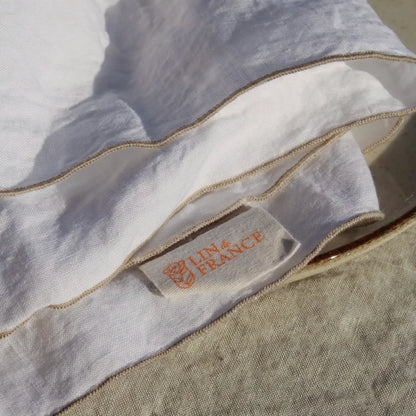 Serviettes de table Margaux – Blanc