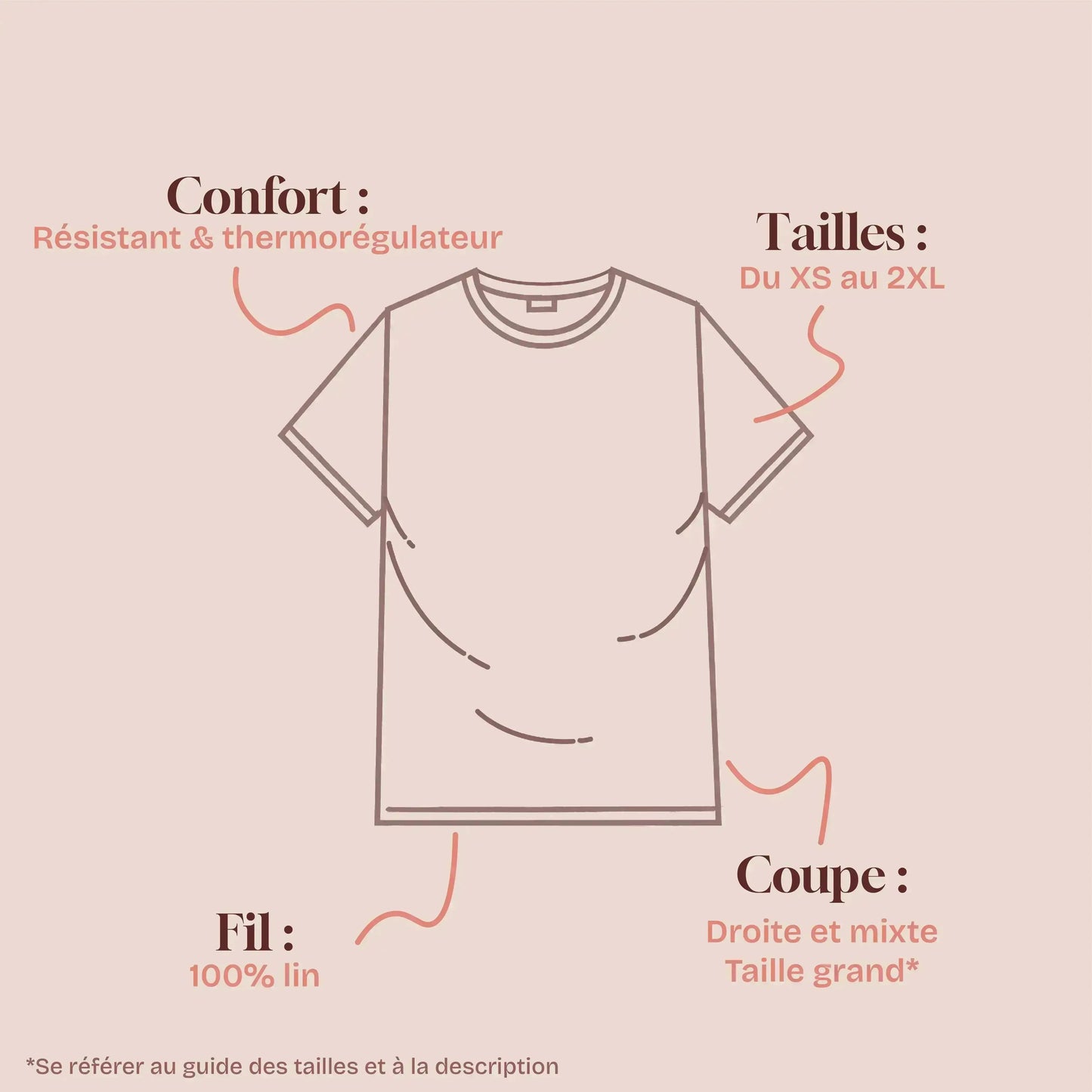 T-shirt Gabriel - Noir - Lin de France