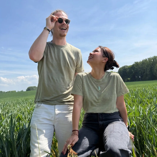 T-shirt Gabriel - Vert Kaki-Lin de France