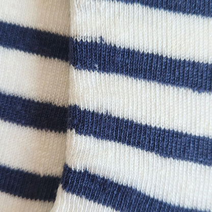 Chaussettes Homme - Rayé Blanc Marine